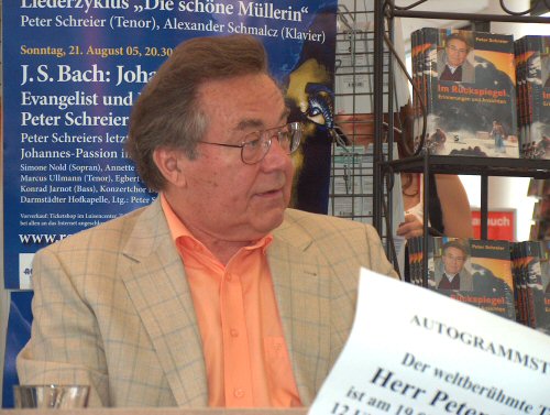 Peter Schreier in Darmstadt, 19.08.2005.