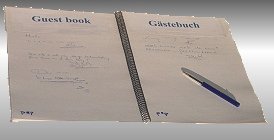 Guest book / G&auml;stebuch