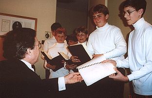 Peter Schreier & "The American Boychoir", New York, April 2000