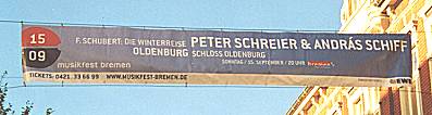 Transparent / banner in Oldenburg, 09/2002